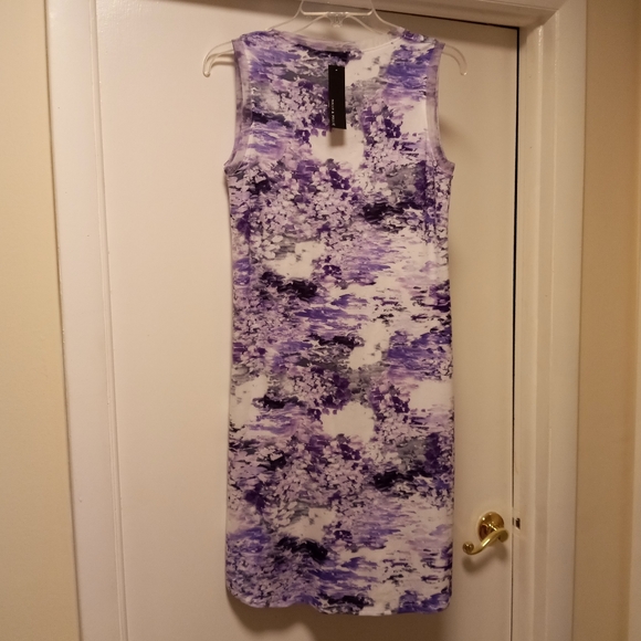 Nally & Millie purple watercolor sleeveless tank Dress size S NWT  /B19 - Picture 4 of 9